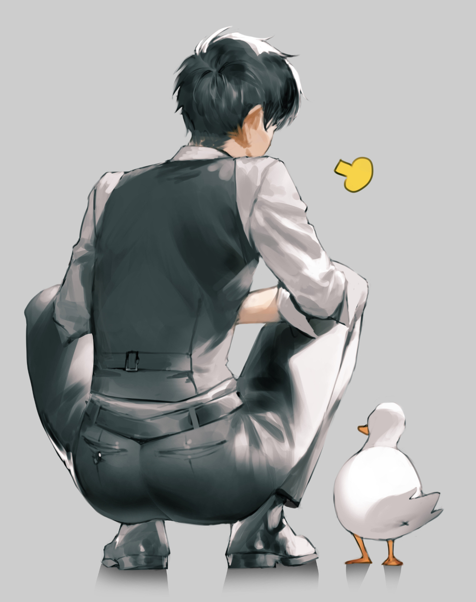 This is a pixiv picture whose title is アヒル.