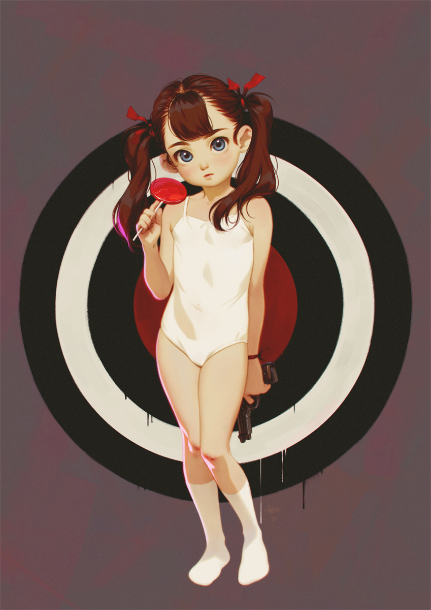 This is a pixiv picture whose title is Trigger warning.