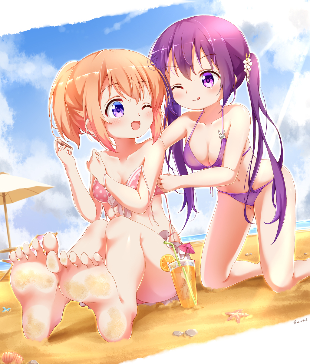 This is a pixiv picture whose title is 泳装就是用来脱的😇.