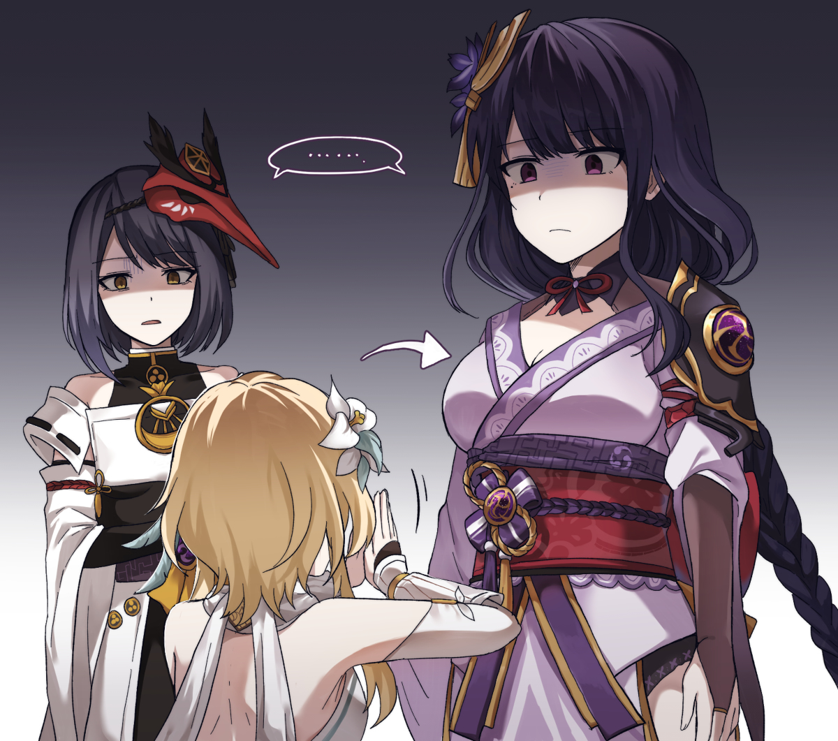 This is a pixiv picture whose title is genshin.