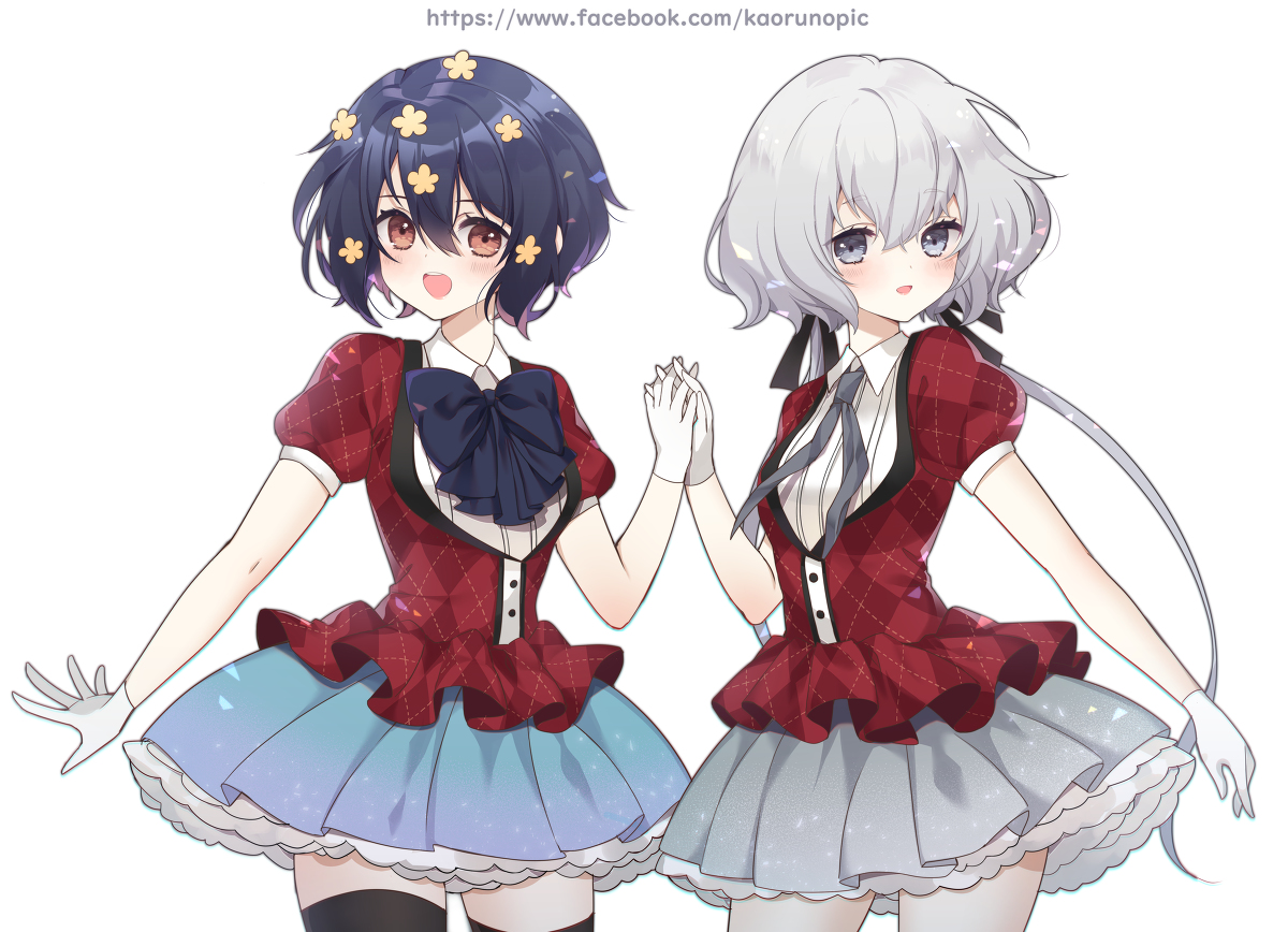 This is a pixiv picture whose title is 純愛.