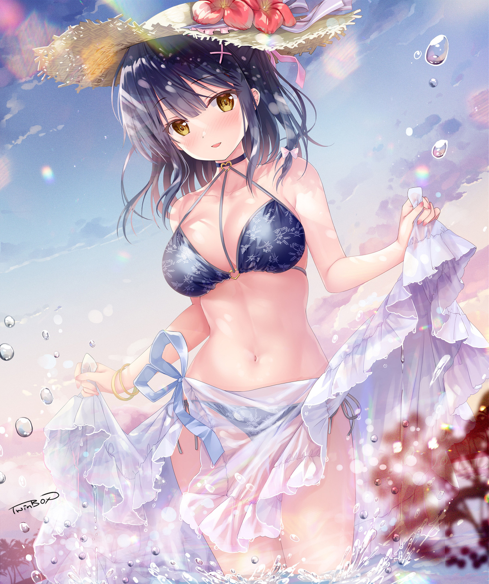 This is a pixiv picture whose title is なにボーッとしてるの 早くこっちに来てよ.