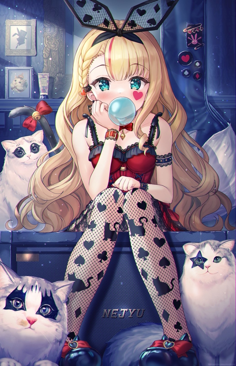 This is a pixiv picture whose title is ALICE×NEJYU.