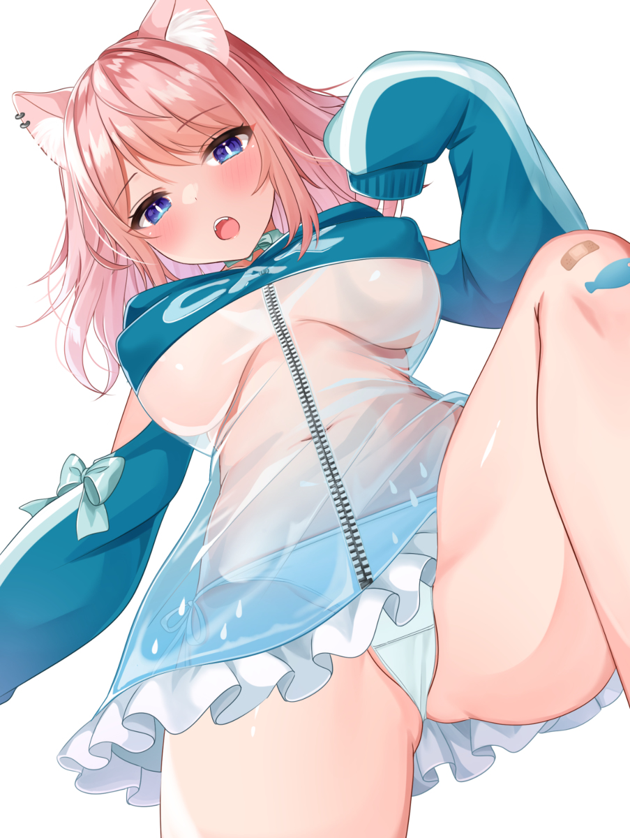 This is a pixiv picture whose title is 「にゃ～」.