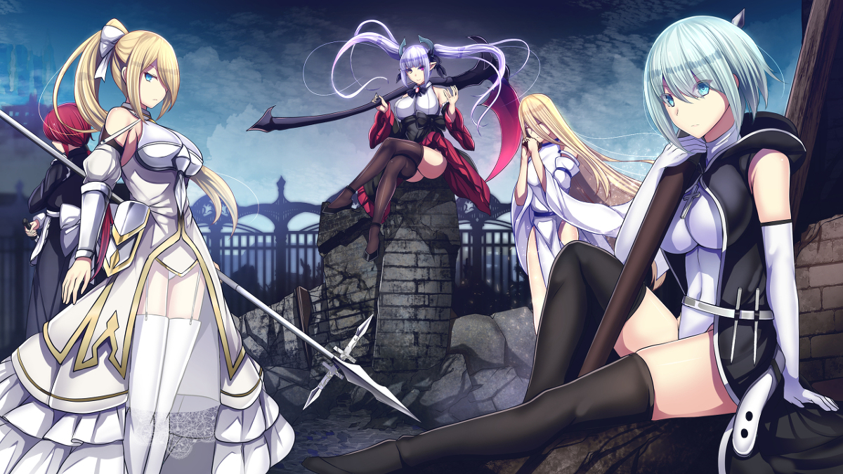 This is a pixiv picture whose title is 戦姫.