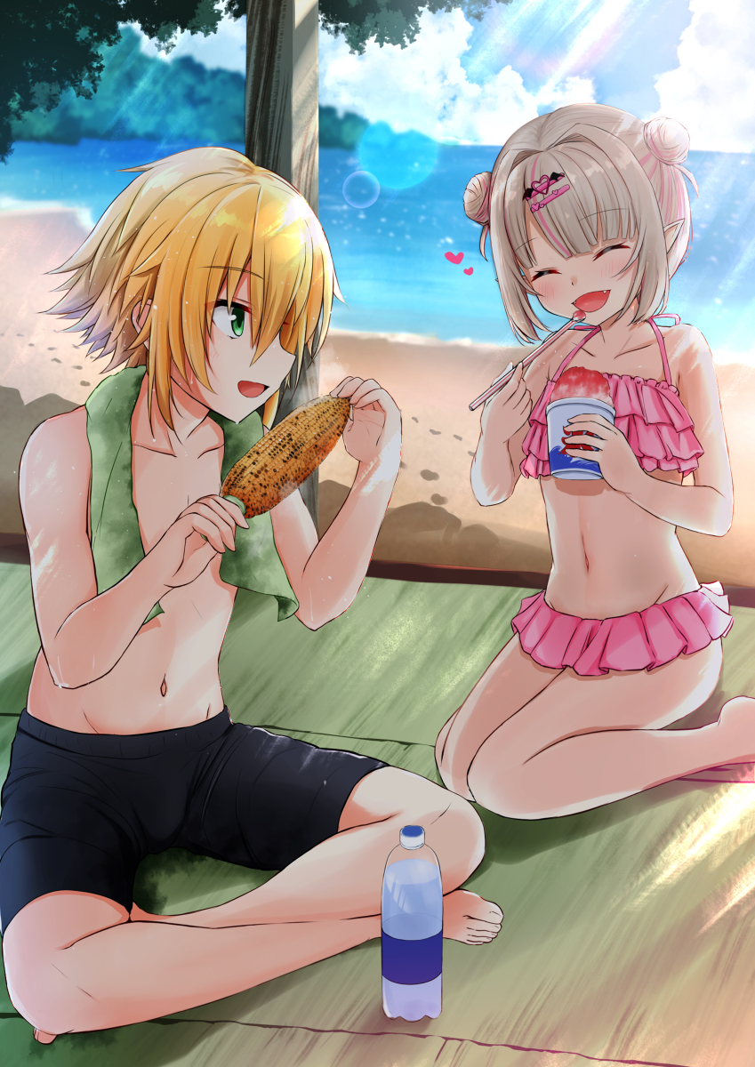 This is a pixiv picture whose title is りりむちゃん、それ美味しそうだね。.