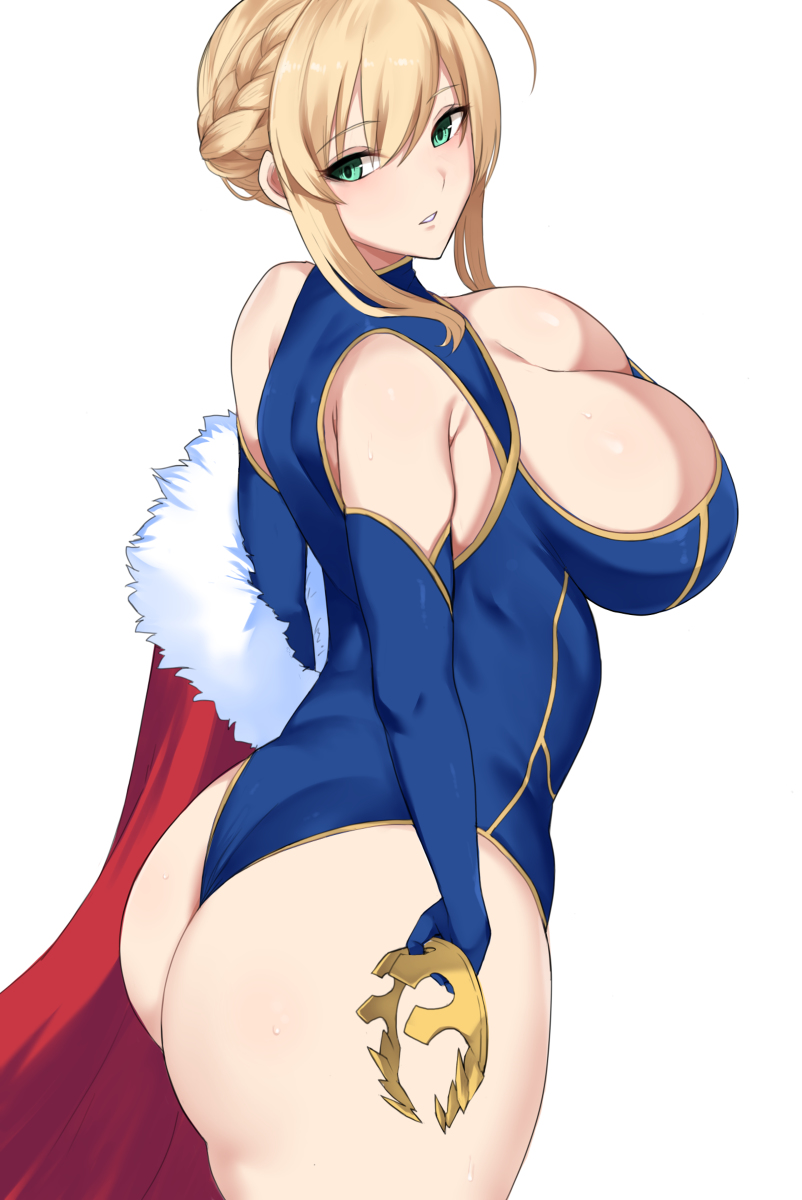 This is a pixiv picture whose title is 尻乳王.