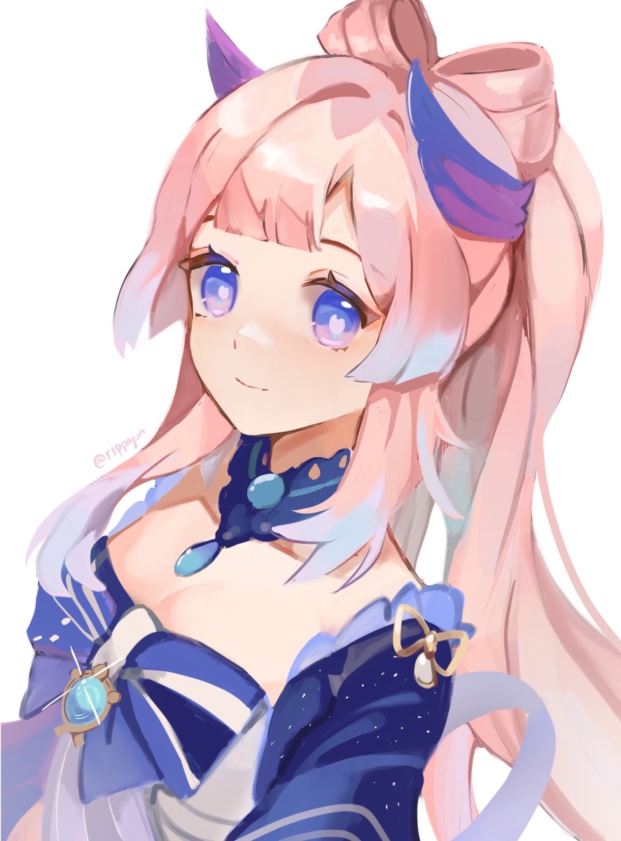 This is a pixiv picture whose title is 心海さん.