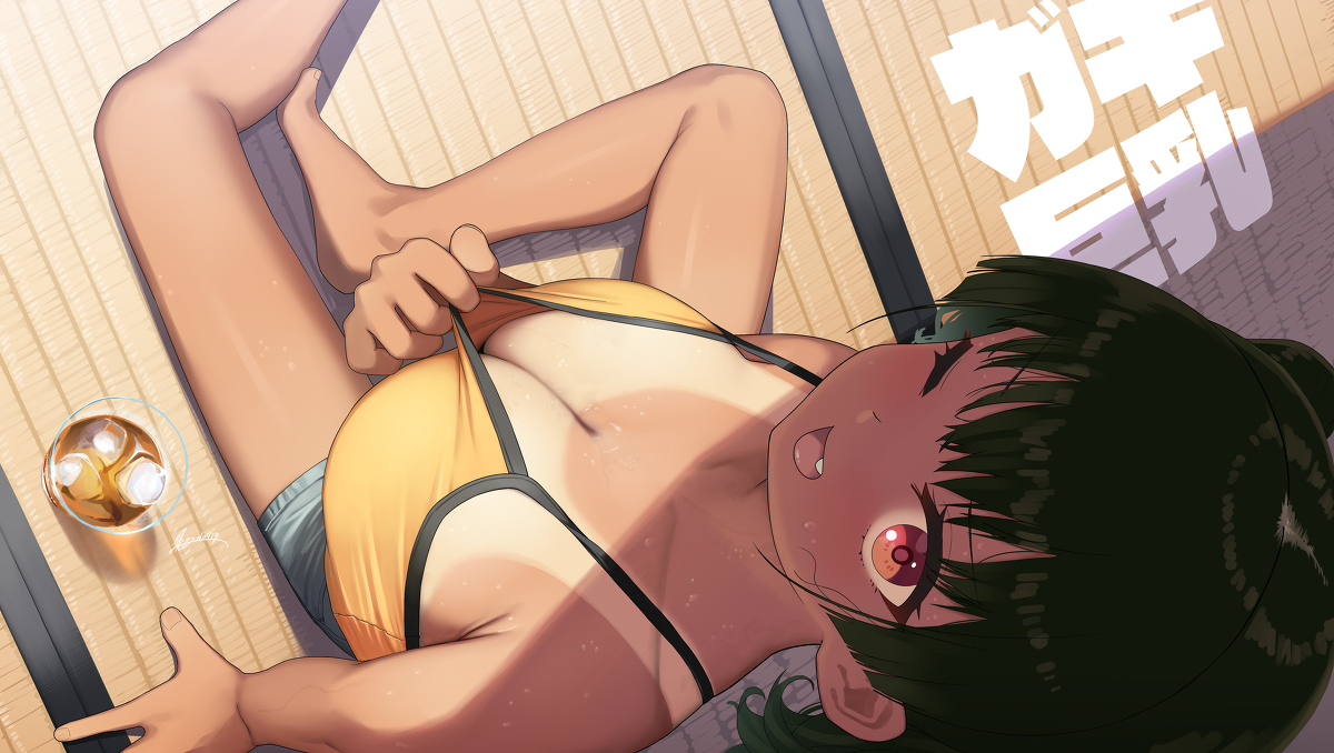 This is a pixiv picture whose title is ガキ巨乳💢57.