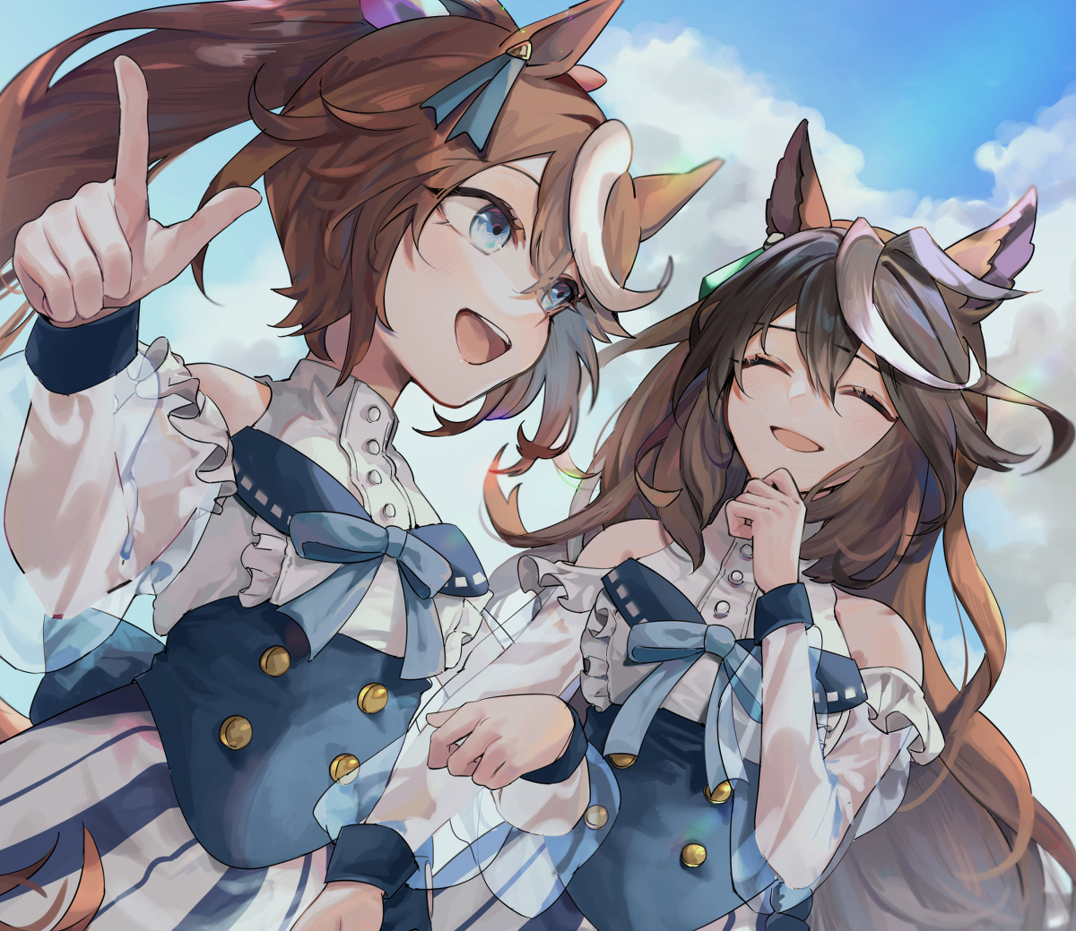 This is a pixiv picture whose title is 生徒会とかテイルド.