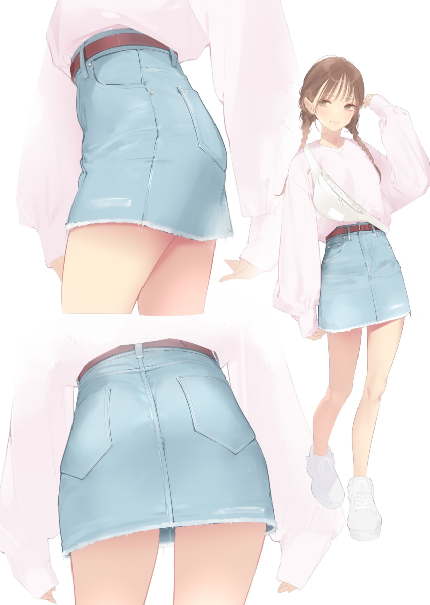 This is a pixiv picture whose title is 春色ガール.