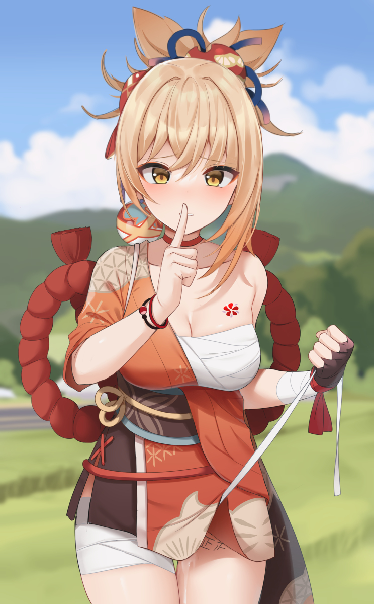 This is a pixiv picture whose title is 宵宫.