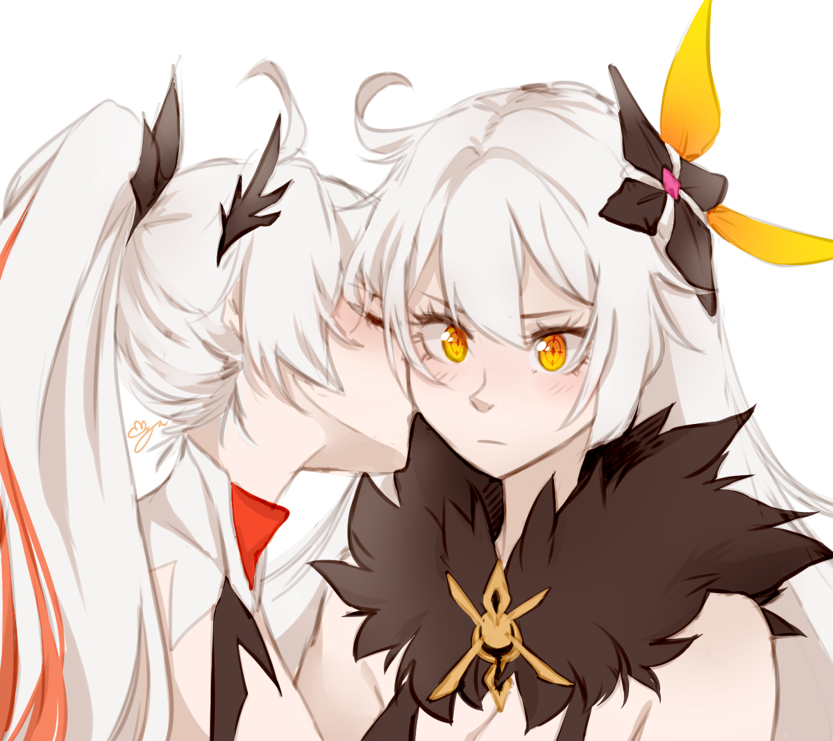 This is a pixiv picture whose title is love yourself or something.
