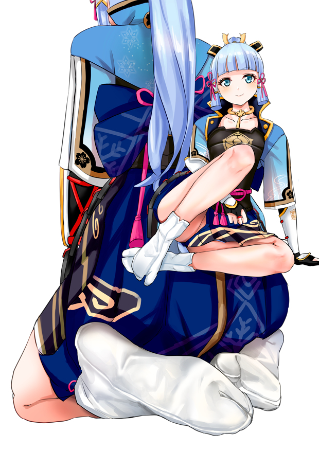 This is a pixiv picture whose title is 神里綾華.