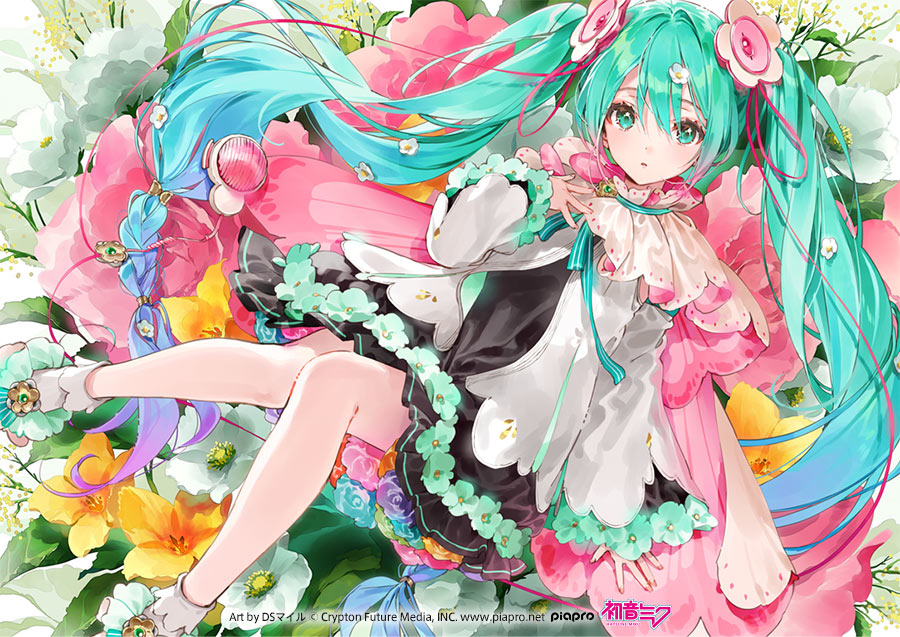 This is a pixiv picture whose title is 「マジカルミライ2021」サブビジュアル.