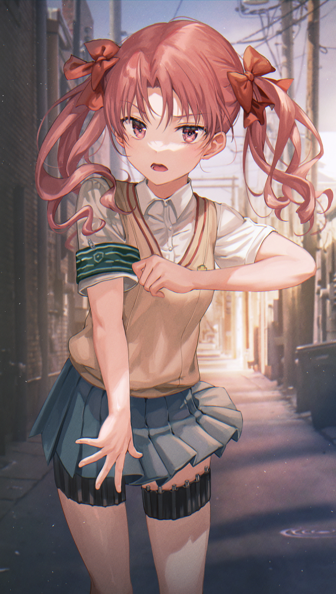 This is a pixiv picture whose title is ジャッジメントですの.