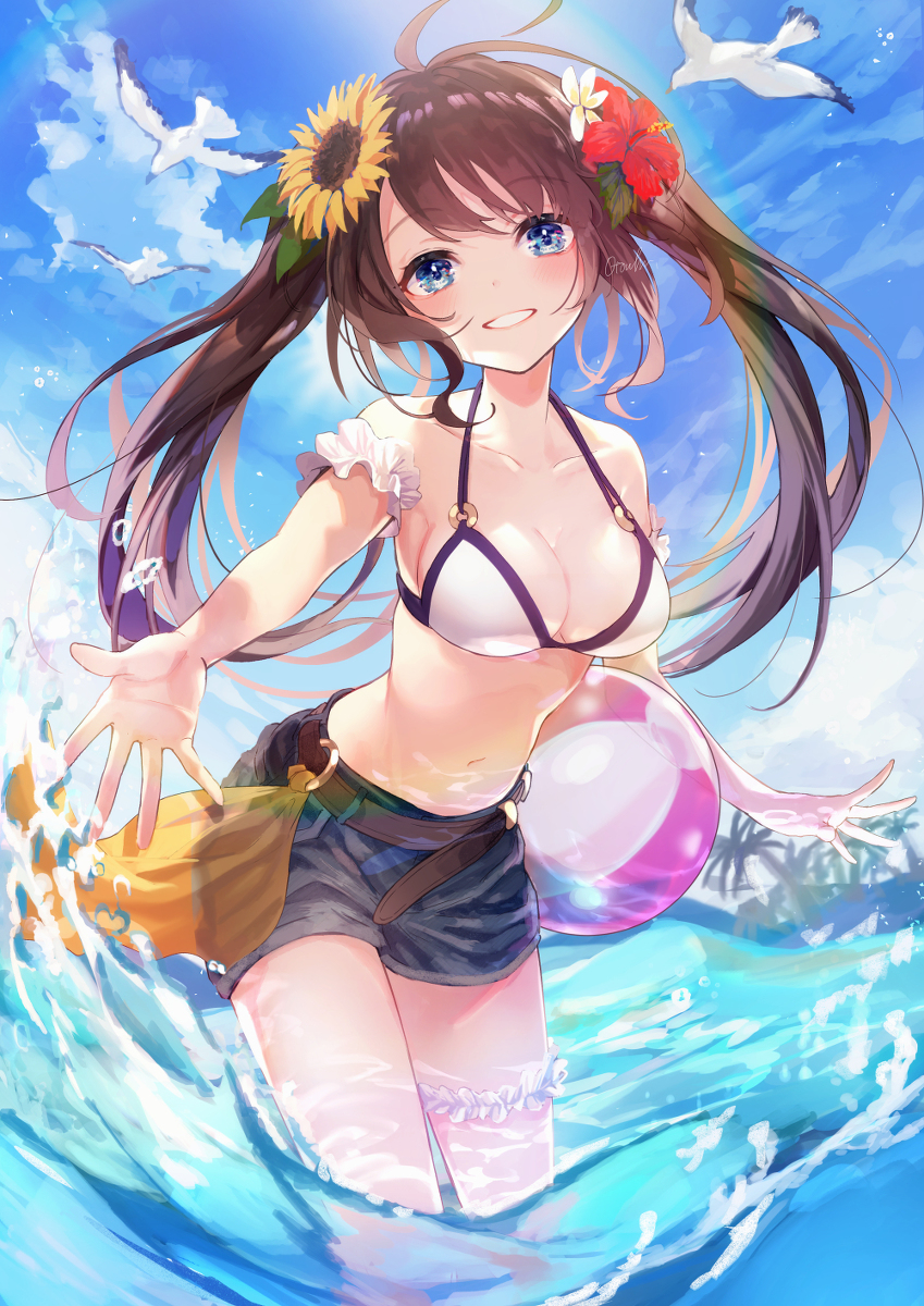 This is a pixiv picture whose title is 夏.