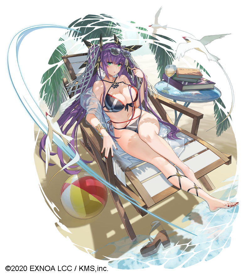 This is a pixiv picture whose title is ［穏やかな夏のひと時］キングスクロス（お仕事絵）.