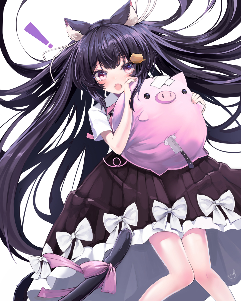 This is a pixiv picture whose title is 🐖🔪.