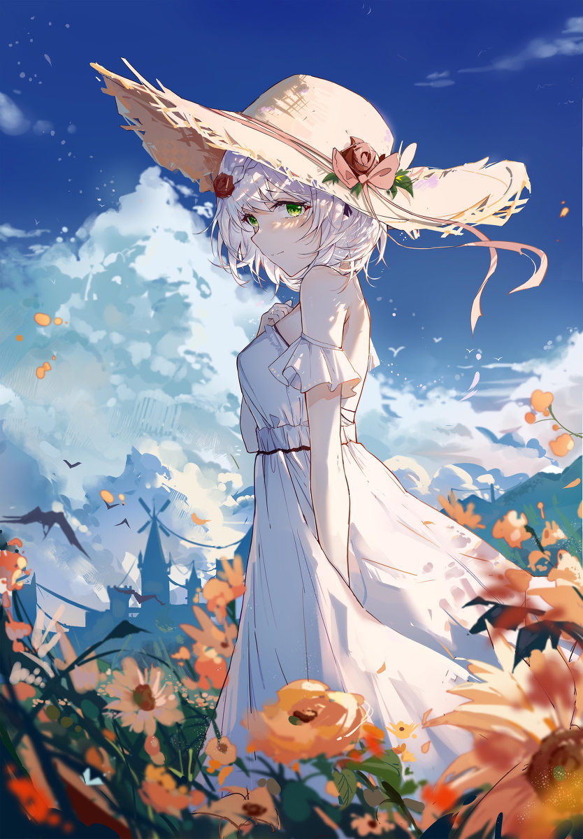 This is a pixiv picture whose title is 夏天.