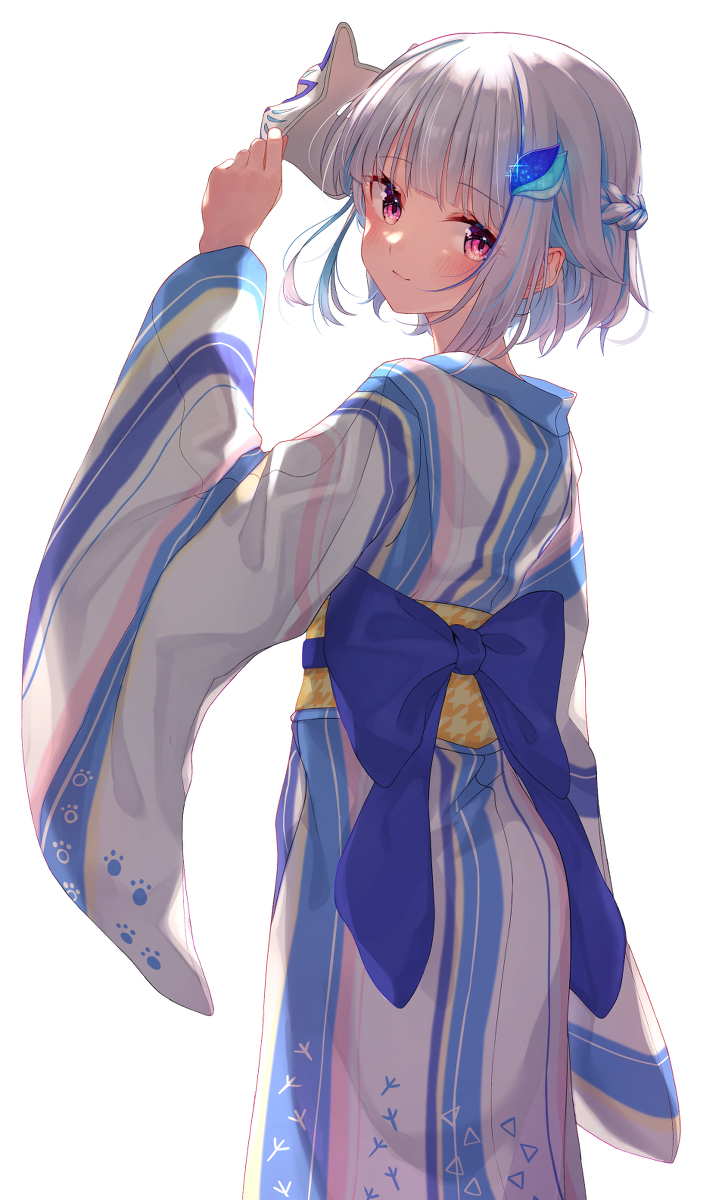 This is a pixiv picture whose title is 浴衣.