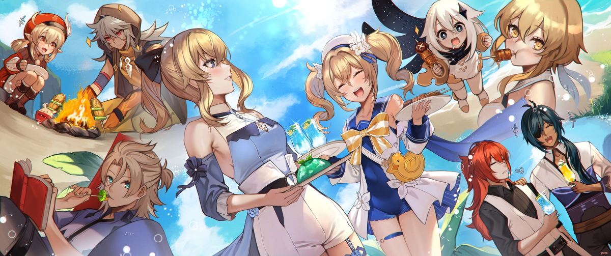 This is a pixiv picture whose title is Taste of summer - Summer party.