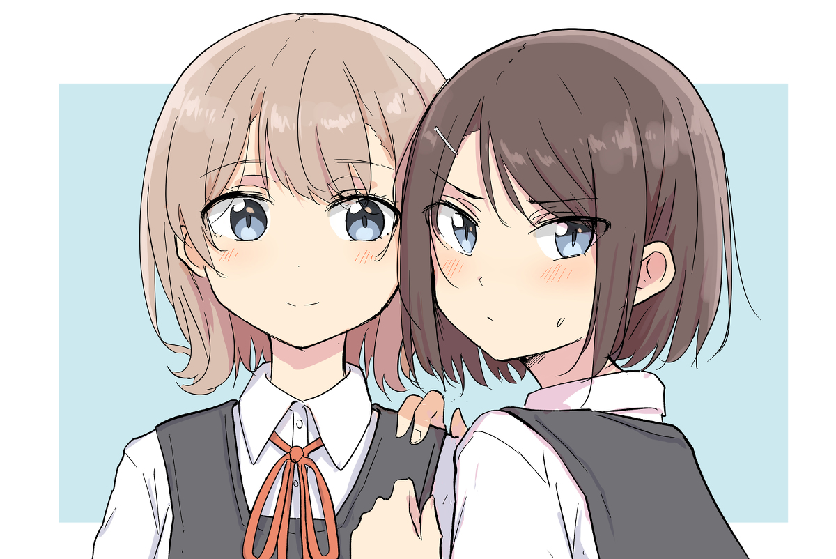 This is a pixiv picture whose title is [百合漫画]どくせんよく.