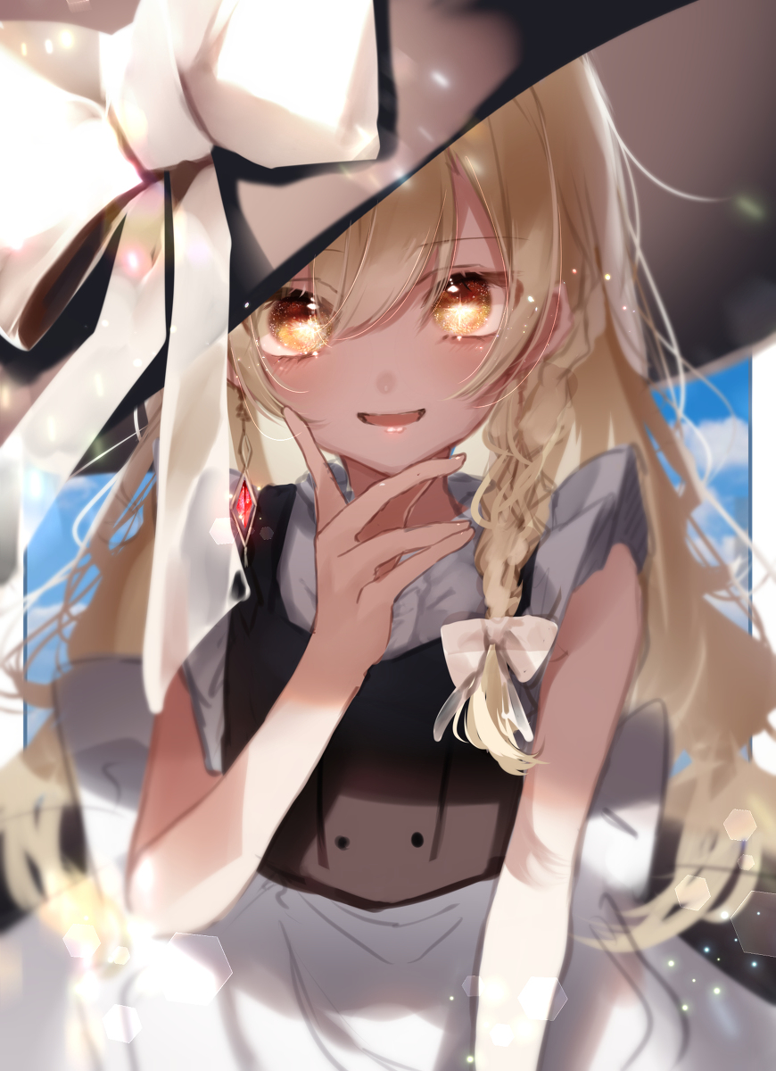This is a pixiv picture whose title is 夏魔理沙☀.