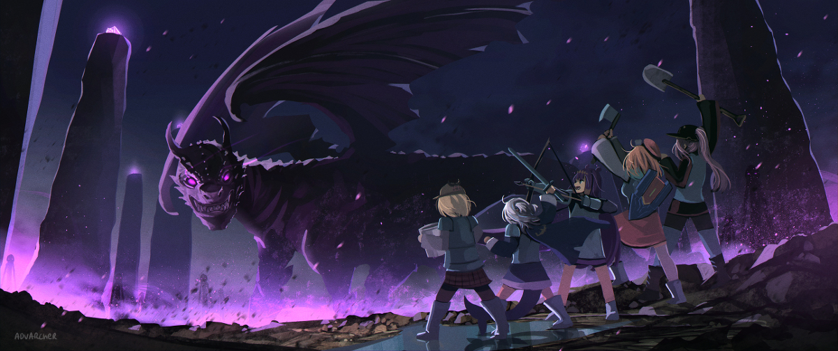 This is a pixiv picture whose title is Battle of the End.