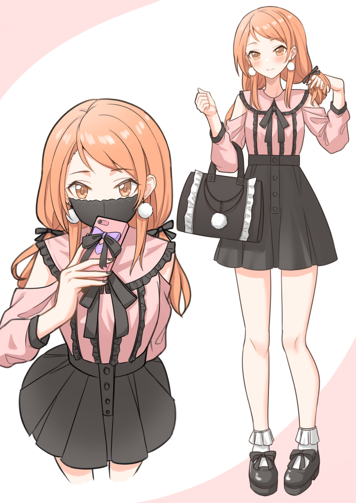 This is a pixiv picture whose title is 量産型地雷系加蓮.