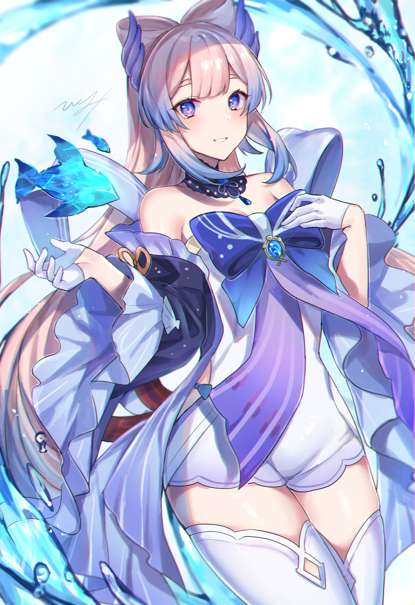 This is a pixiv picture whose title is 珊瑚宮心海.
