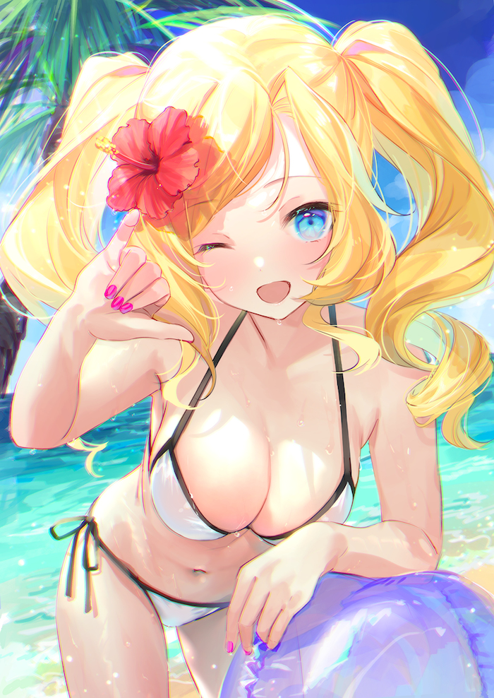 This is a pixiv picture whose title is Aloha！.