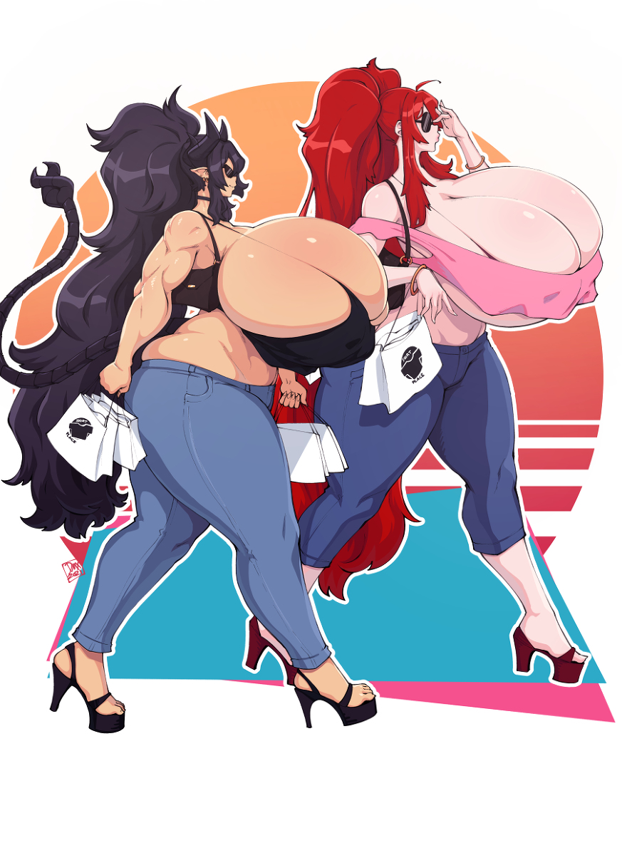 This is a pixiv picture whose title is Commission - Gone shopping.