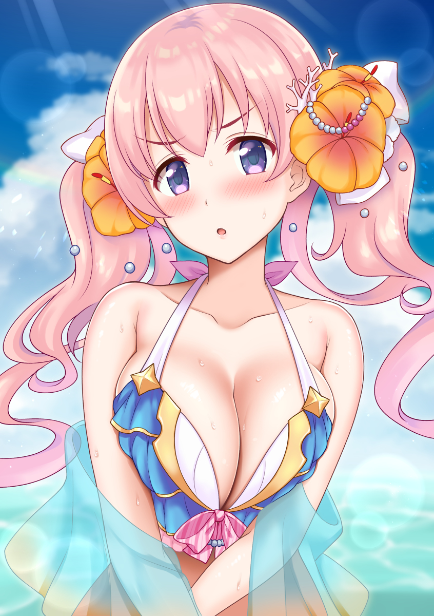 This is a pixiv picture whose title is 水着ツムギ.