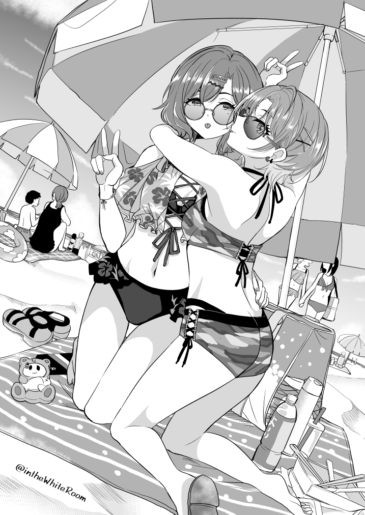This is a pixiv picture whose title is 夏のとおまどその３.