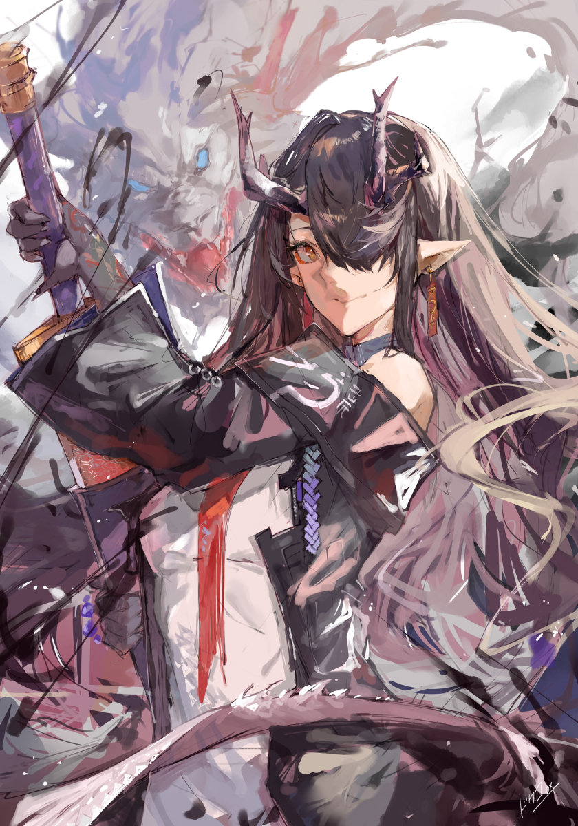 This is a pixiv picture whose title is Dusk.