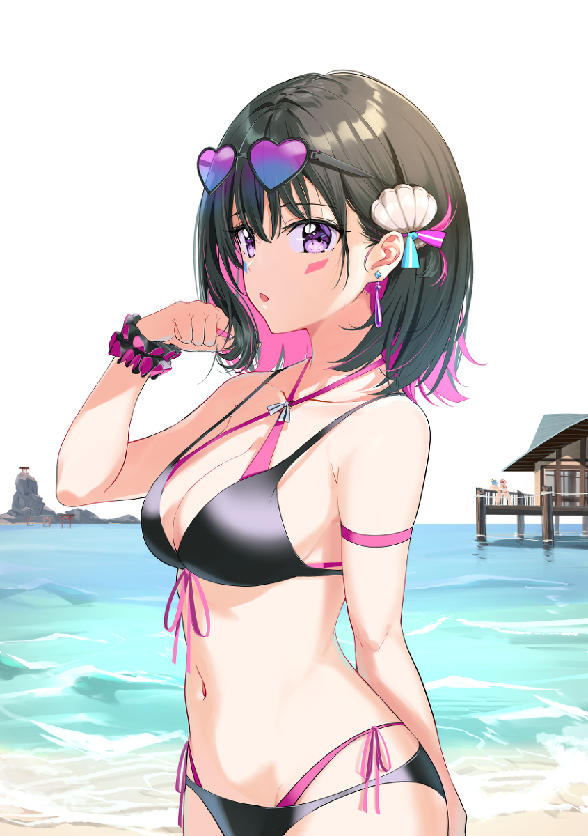 This is a pixiv picture whose title is A Diva's SUmmer.