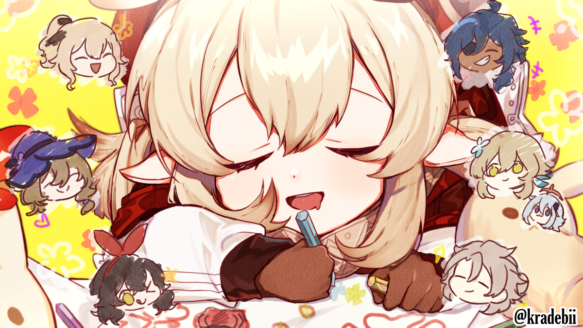 This is a pixiv picture whose title is 原神/GenshinImpact - Klee.