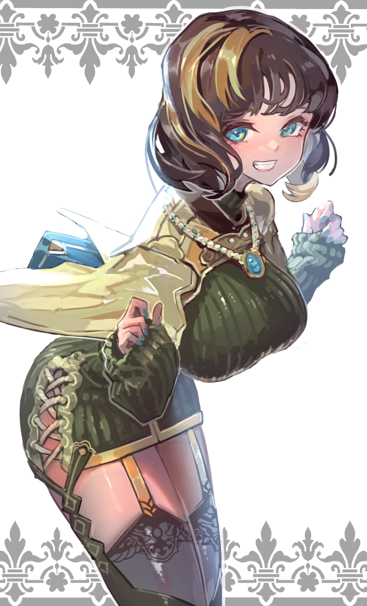 This is a pixiv picture whose title is 塗り練モブ子.