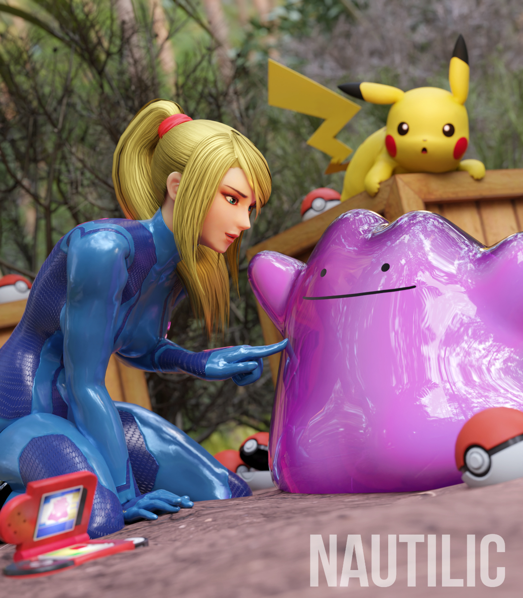 This is a pixiv picture whose title is Samus Ditto.