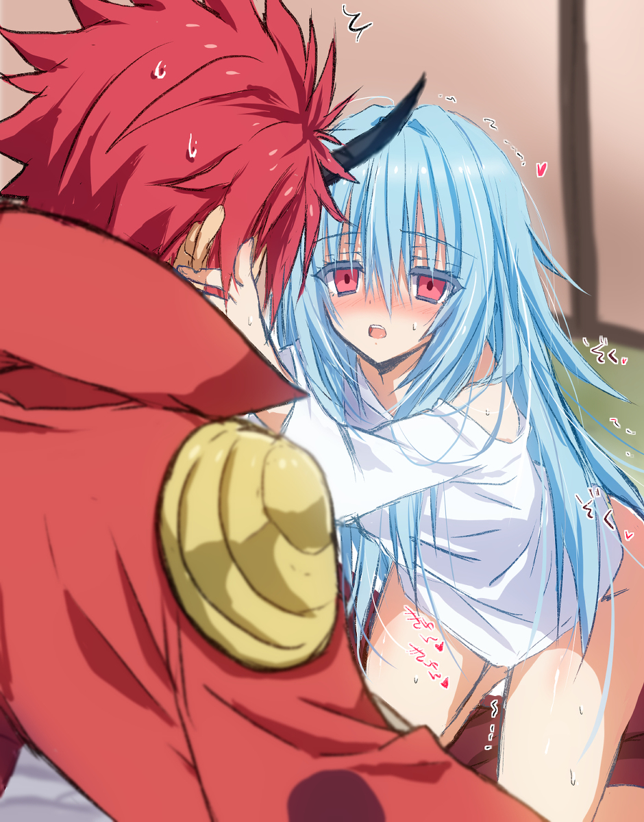 This is a pixiv picture whose title is ベニマルとラファエル様.