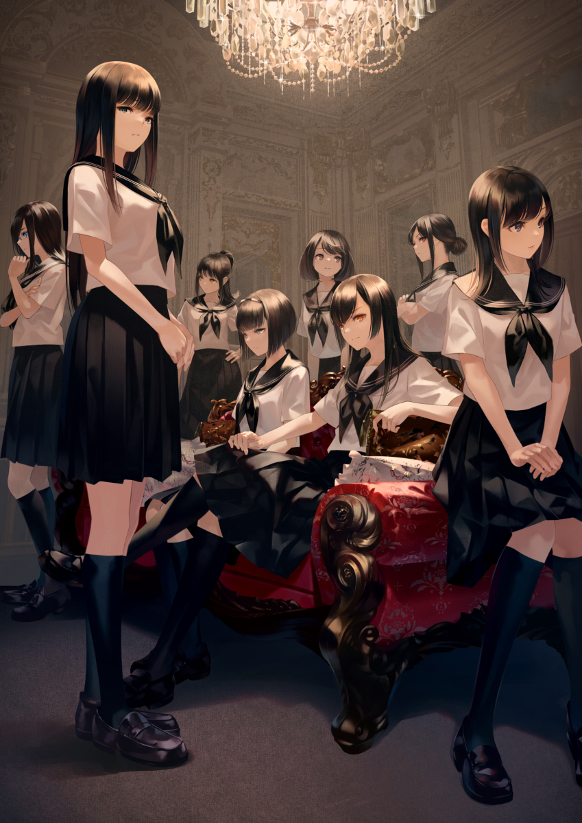 This is a pixiv picture whose title is 征服少女.