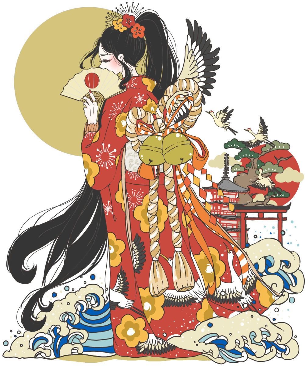 This is a pixiv picture whose title is ＼NIPPON／.