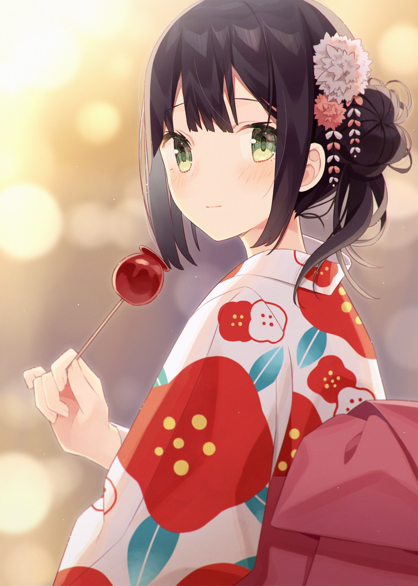 This is a pixiv picture whose title is 夏の思い出.