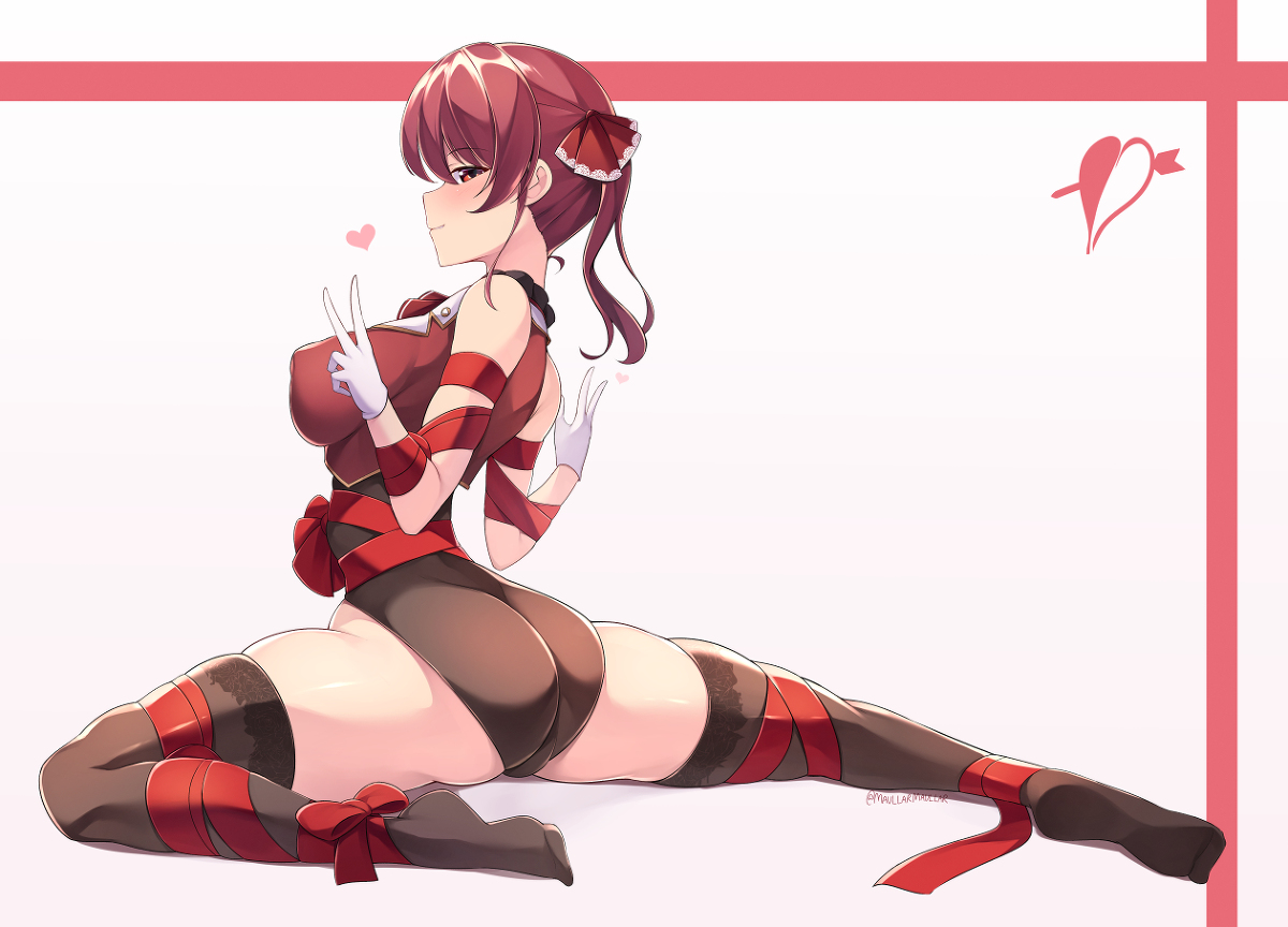 This is a pixiv picture whose title is Happy Birthday Marine.