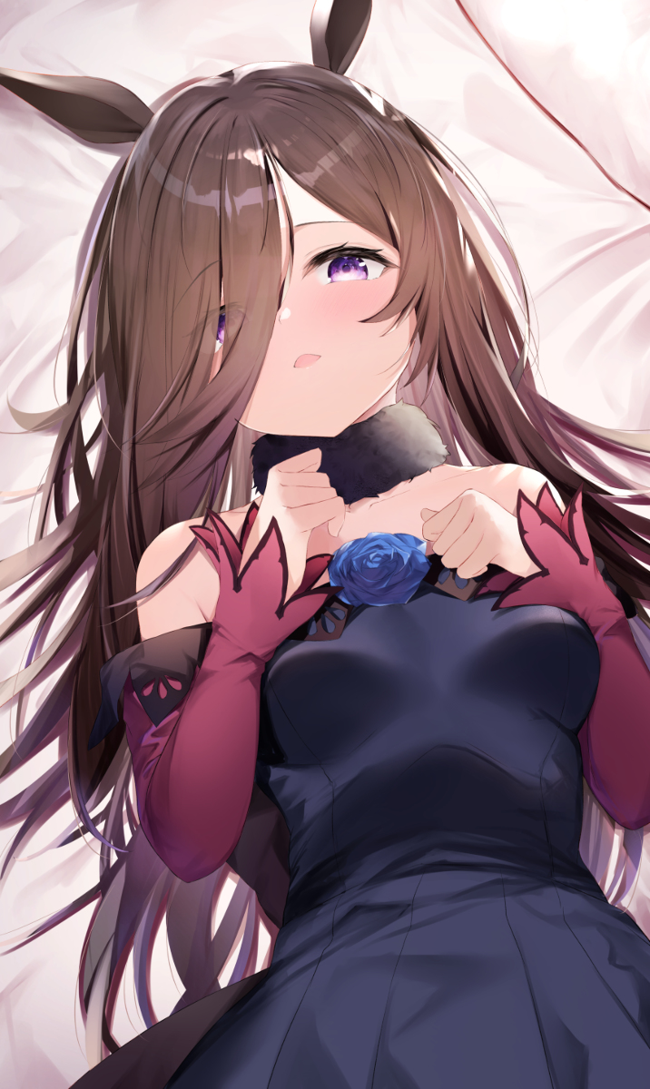 This is a pixiv picture whose title is ウマ娘　ライスシャワー.