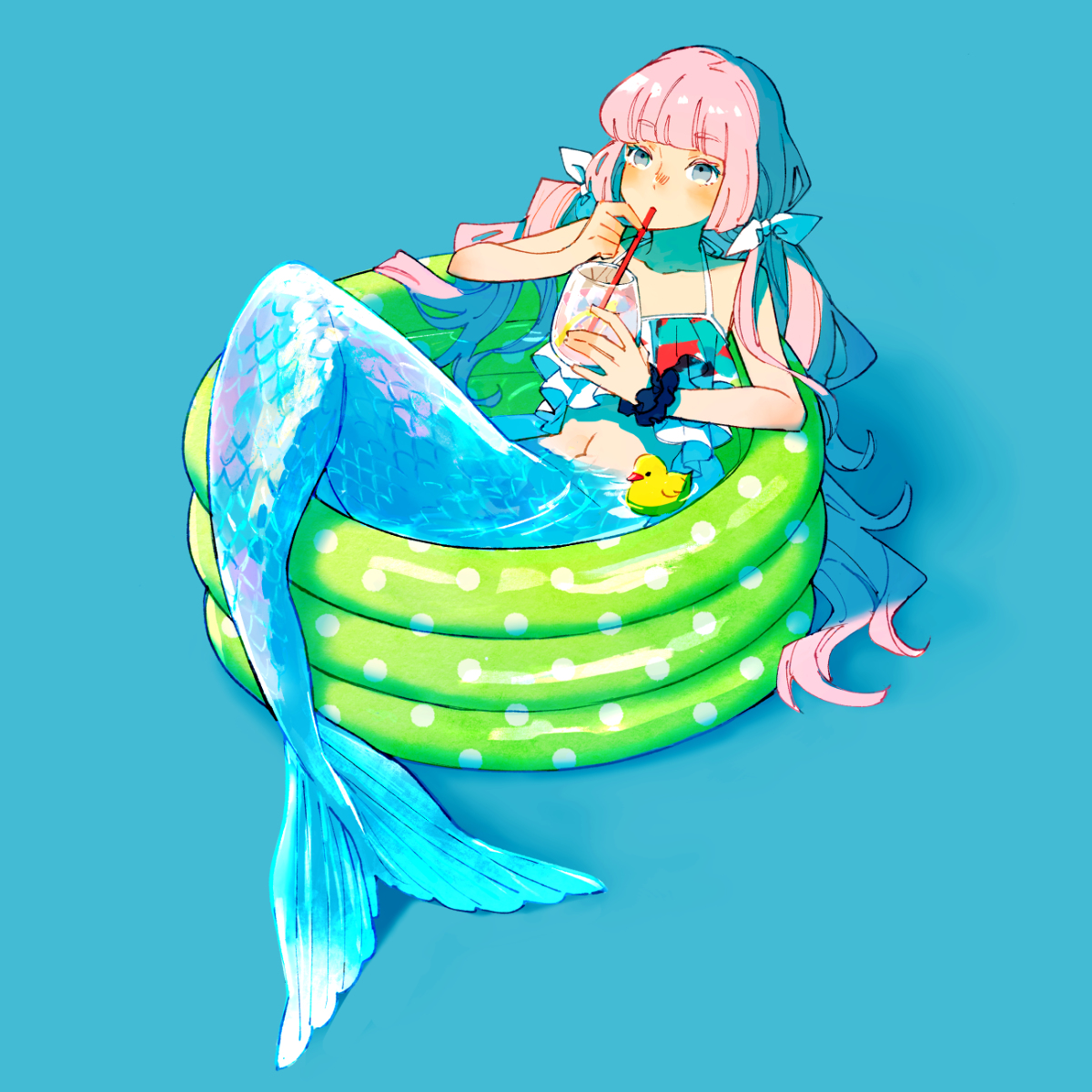 This is a pixiv picture whose title is 🧜‍♀️.