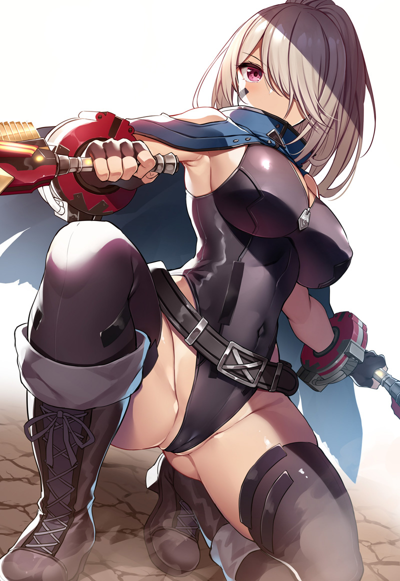 This is a pixiv picture whose title is ゴッドイーター3の女主人公がえろ可愛い.