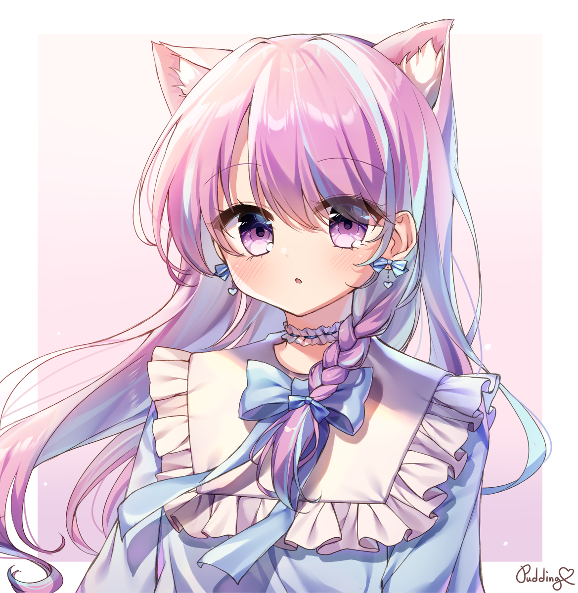 This is a pixiv picture whose title is 💜.