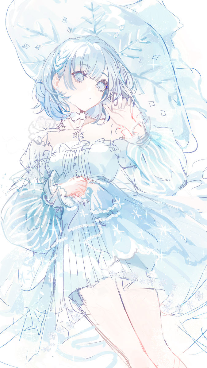 This is a pixiv picture whose title is 雪魔女.